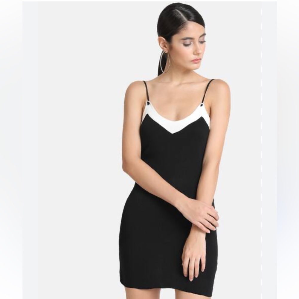 Kazo Bodycon Black Dress